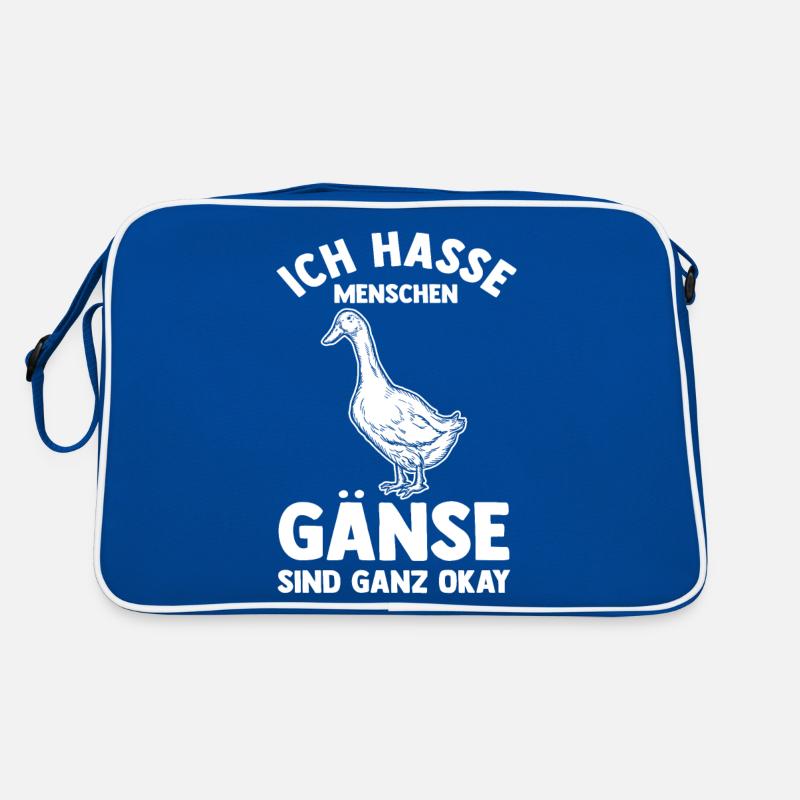 Gans Gänse Retro Tasche
