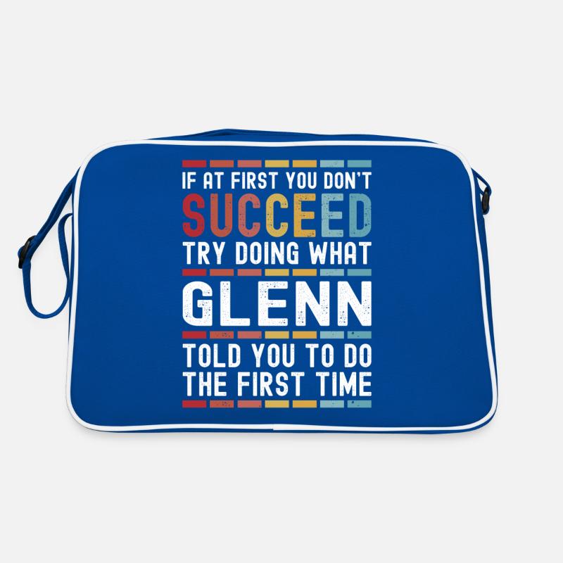 Glenn Name Personalized Funny Birthday Christmas Retro Bag