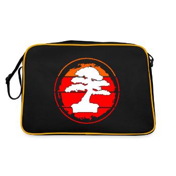 Conception d’arbre à bonsaï pour les amateurs de bonsaï débutants - Sac Retro - noir/or - Dos