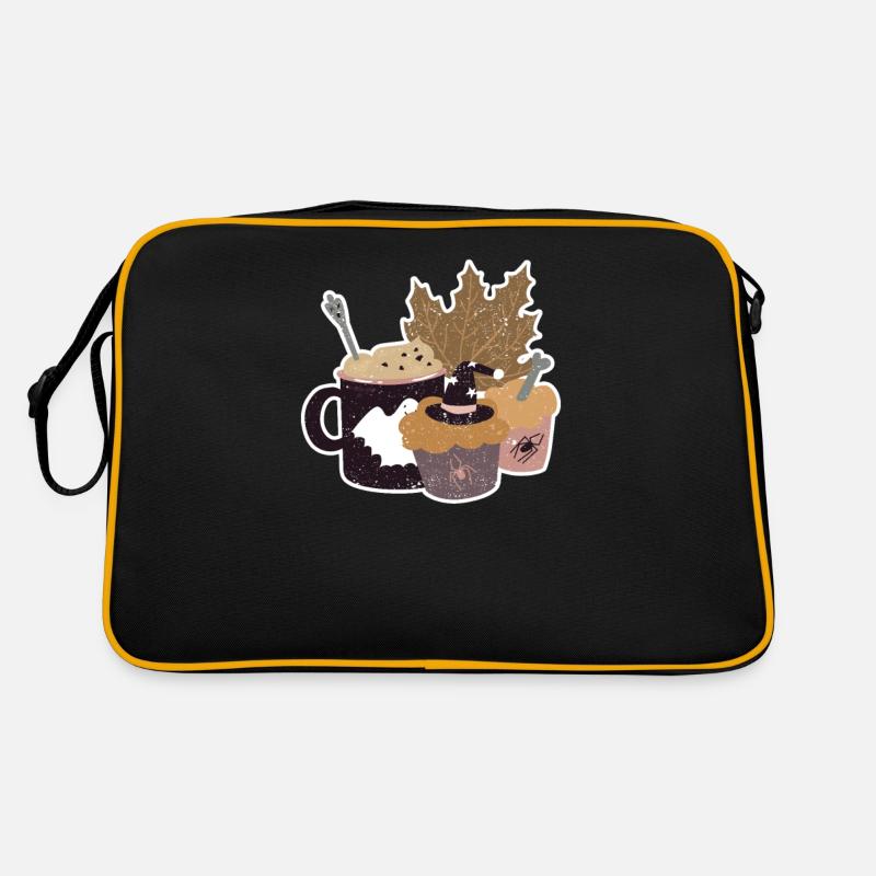 Horror Herbst Kaffee Pumpkin Spice Latte Iced Retro Tasche