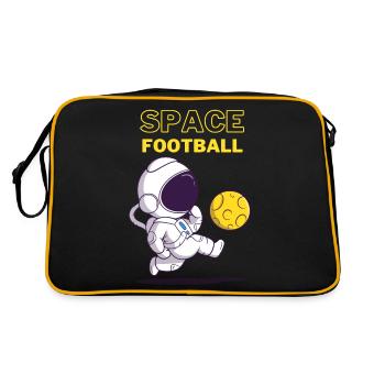 FOOTBALL SPATIAL. Un cadeau pour les fans de l’espace - Sac Retro - noir/or - Dos