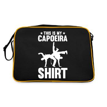 Ceci est ma chemise de capoeira - Sac Retro - noir/or - Dos