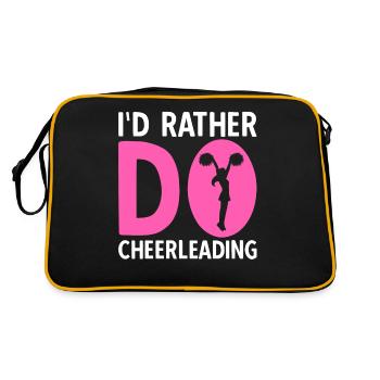 Je préfère faire du cheerleading - Sac Retro - noir/or - Dos