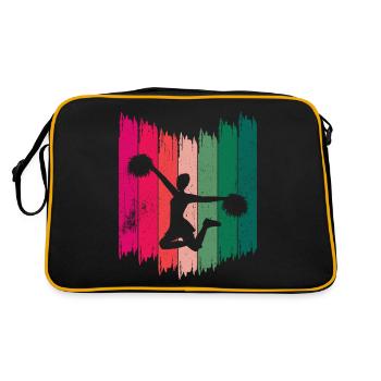 Cheerleading rétro Cheerleading vintage - Sac Retro - noir/or - Dos