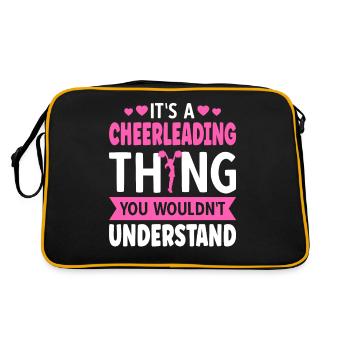 C’est une chose de cheerleading que vous ne comprendriez pas - Sac Retro - noir/or - Dos