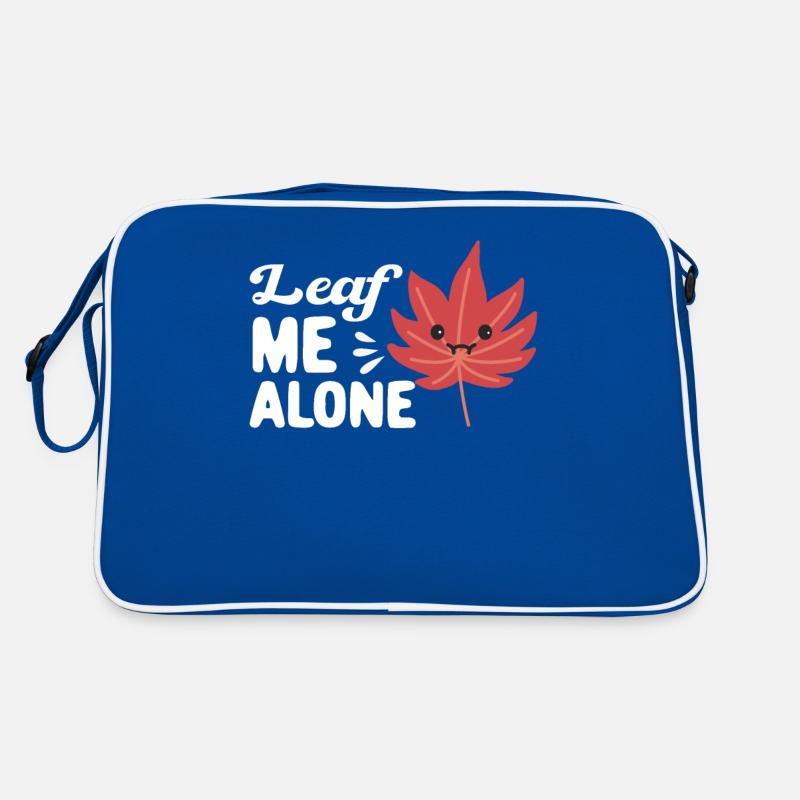 Laissez-moi tranquille Grump Leaf Feuilles d’automne Automne Sac Retro