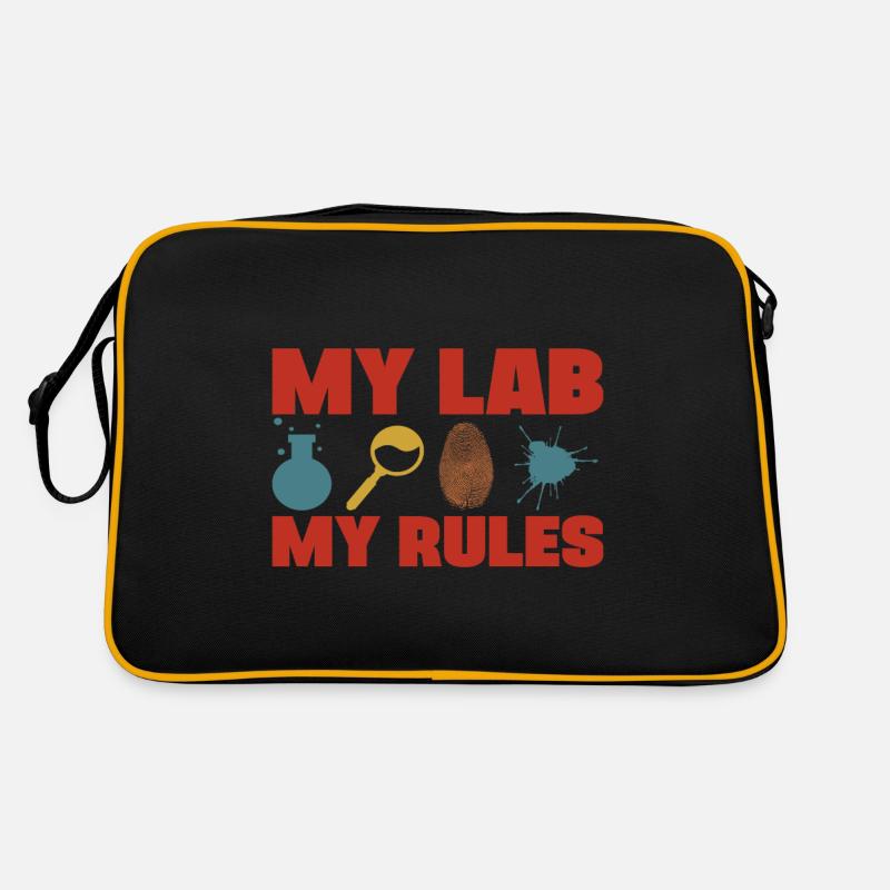 My Lab My Rules forensic science teacher gift idea Retro Bag