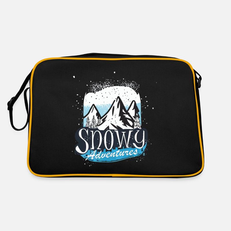 ABENTEUER IM SCHNEE Retro Tasche