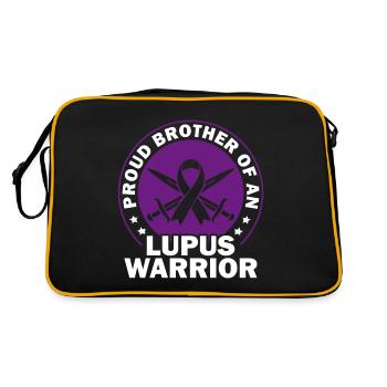 Lupus Conscience Proud Brother One - Sac Retro - noir/or - Dos