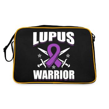 Conscience du lupus guerrier lupus lupus ninja - Sac Retro - noir/or - Dos