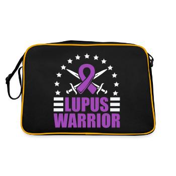 Conscience du lupus guerrier lupus lupus ninja - Sac Retro - noir/or - Dos