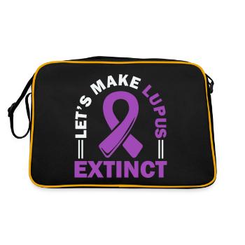 Conscience du lupus guerrier du lupus débarrassons-nous du lupus - Sac Retro - noir/or - Dos