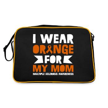 Je porte de l’orange pour ma mère, qui s’intéresse à - Sac Retro - noir/or - Dos