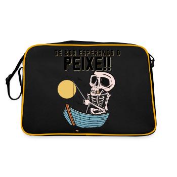 De Boa Esperando o Peixe - Retro Bag - black/gold - Back