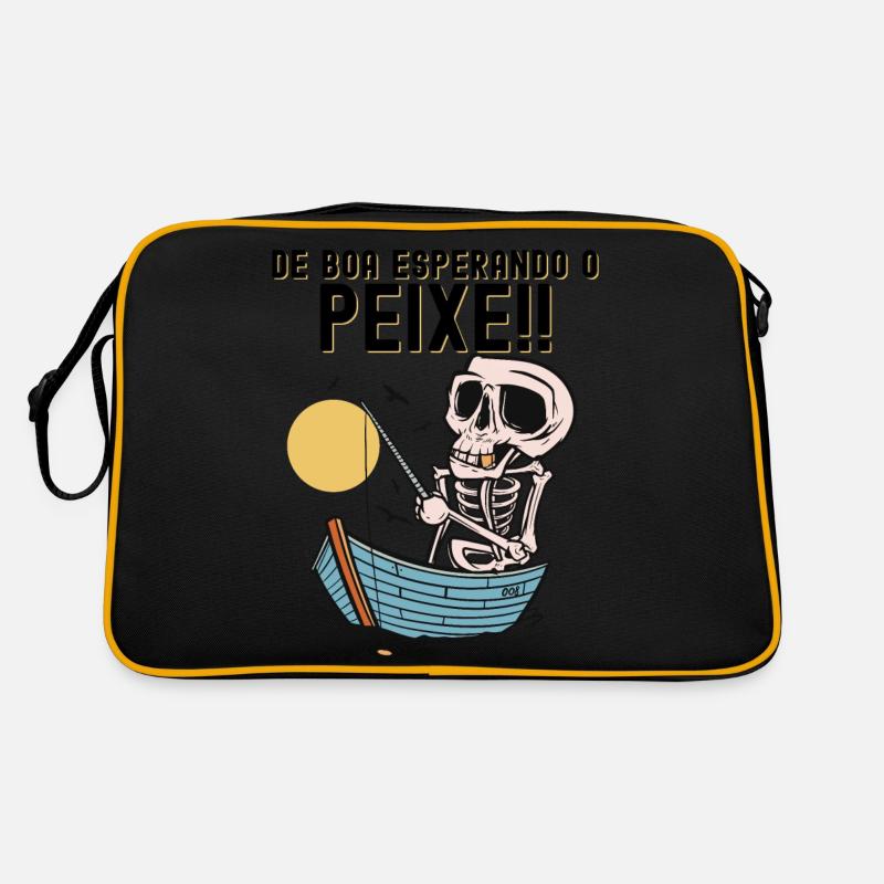 De Boa Esperando o Peixe Retro Tasche