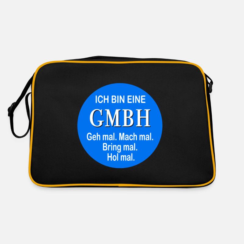 Ich bin eine GMBH Lustige Sprüche Geschenk Retro Tasche