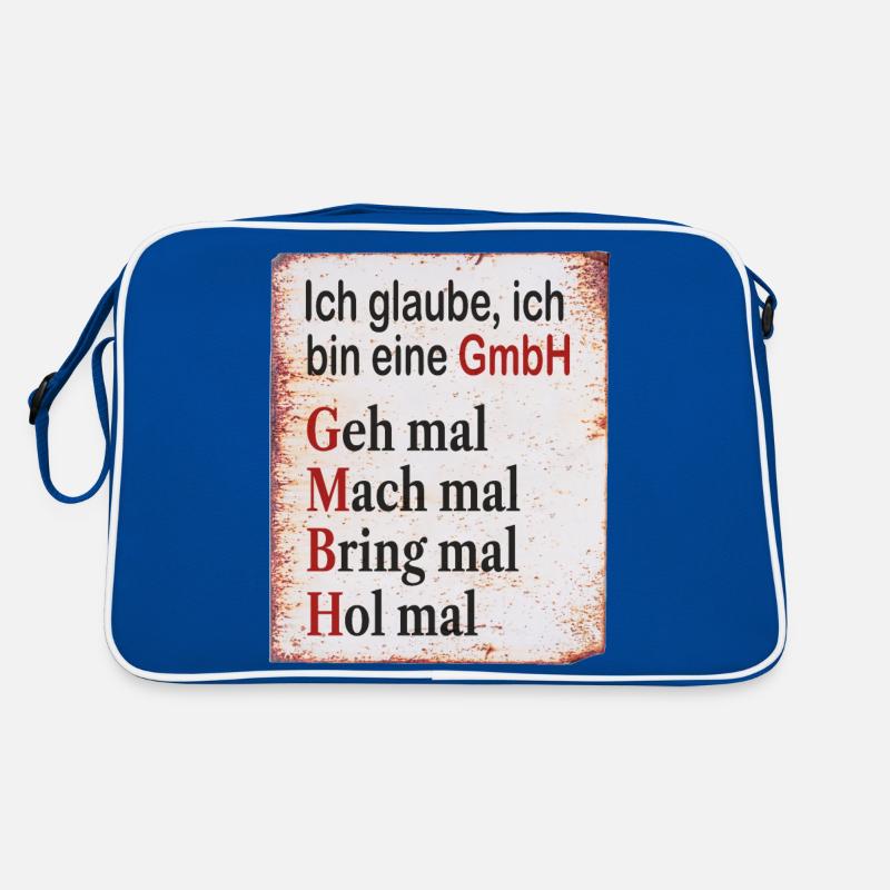 Ich glaube ich bin eine GmbH Humor Geschenk Retro Tasche