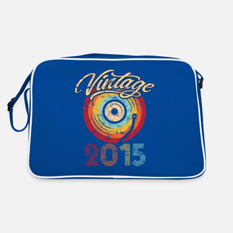 2015 Geburtstag Vinyl Vintage Retro Tasche