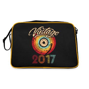2017 Anniversaire Vinyle Vintage - Sac Retro - noir/or - Dos