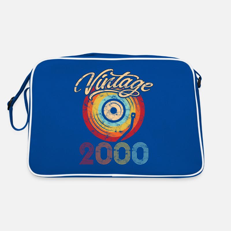 2000 Anniversaire Vinyle Vintage Sac Retro
