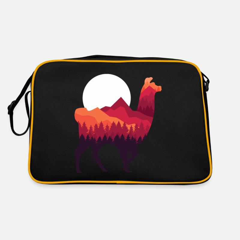 Alpaca forest Retro Bag