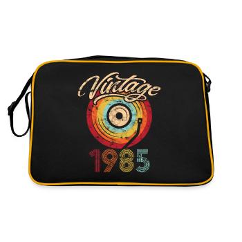 1985 Anniversaire Vinyle Vintage - Sac Retro - noir/or - Dos