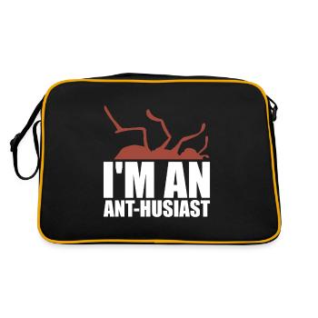 Ant Colony Ant Keeper Myrmecology - Retro Bag - black/gold - Back