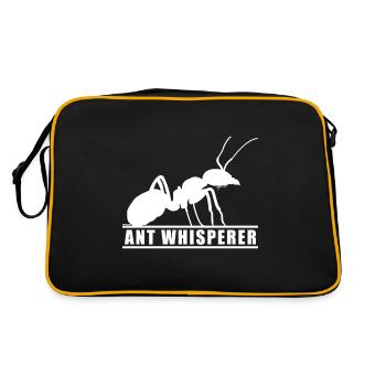 Ant Colony Ant Keeper Myrmecology - Retro Bag - black/gold - Back