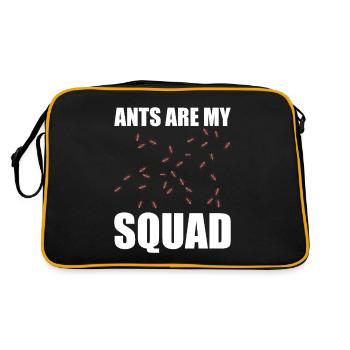 Ant Colony Ant Keeper Myrmecology - Retro Bag - black/gold - Back