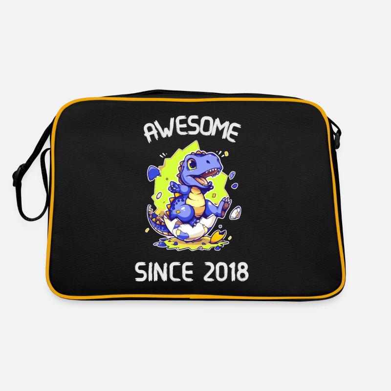 Kinder Dinos Geburtstagsparty | Awesome Seit 2018 Retro Tasche
