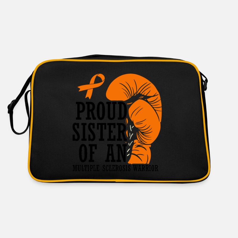 Stolze Schwester Eines Retro Tasche