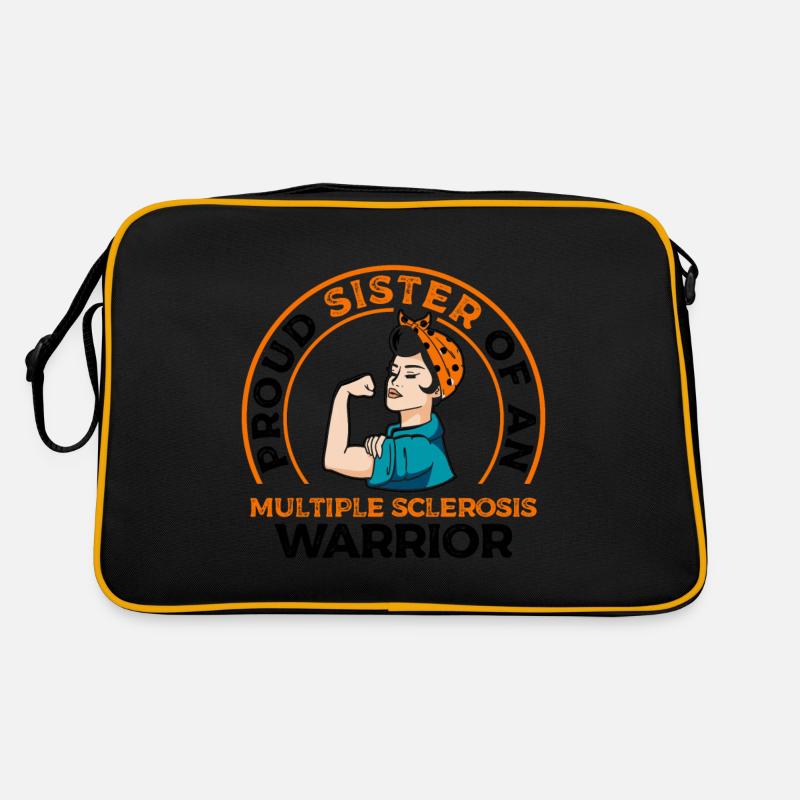 Stolze Schwester Eines Retro Tasche