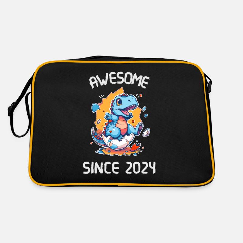 Kinder Dinos Geburtstagsparty | Awesome Seit 2024 Retro Tasche