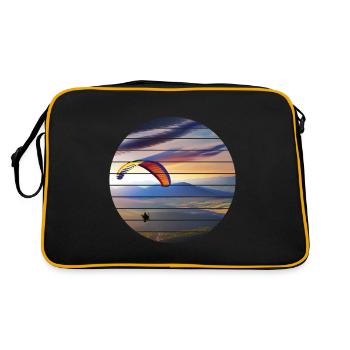 Paragleiter Paragliding Gleitschirmfliegen - Retro Bag - black/gold - Back