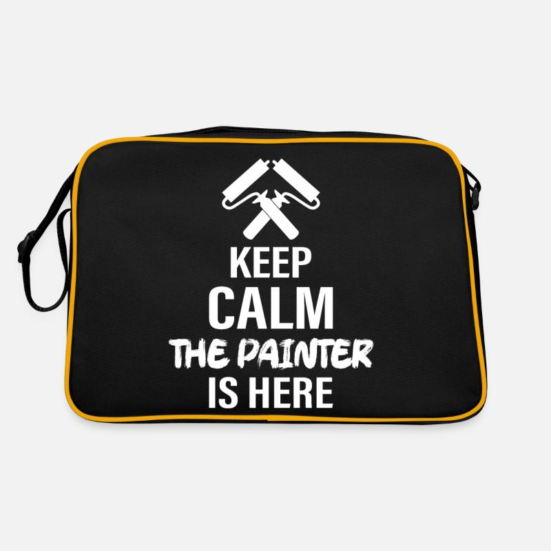 Keep Calm The Painter Is Here Profession Job Retro Tasche