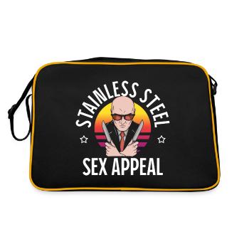 Funny Knife Collector Edelstahl Sex Appeal - Retro Tasche - Schwarz/Gold - Hinten
