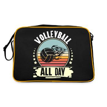 Volleyball - Retro Bag - black/gold - Back
