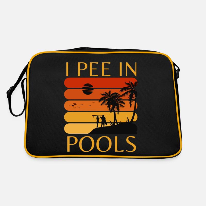Je fais dans les piscines drôle je fais dans les piscines Sac Retro