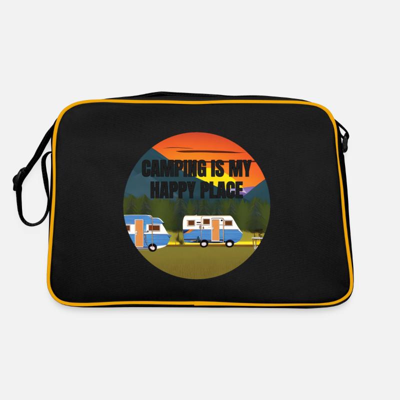 Camping Camping-car Camp Tentes Gift Caravan Sac Retro