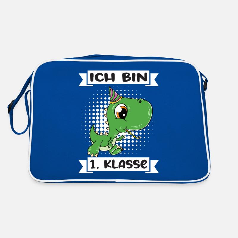 Ich Bin 1 Klasse Einschulung Schulanfang Retro Tasche