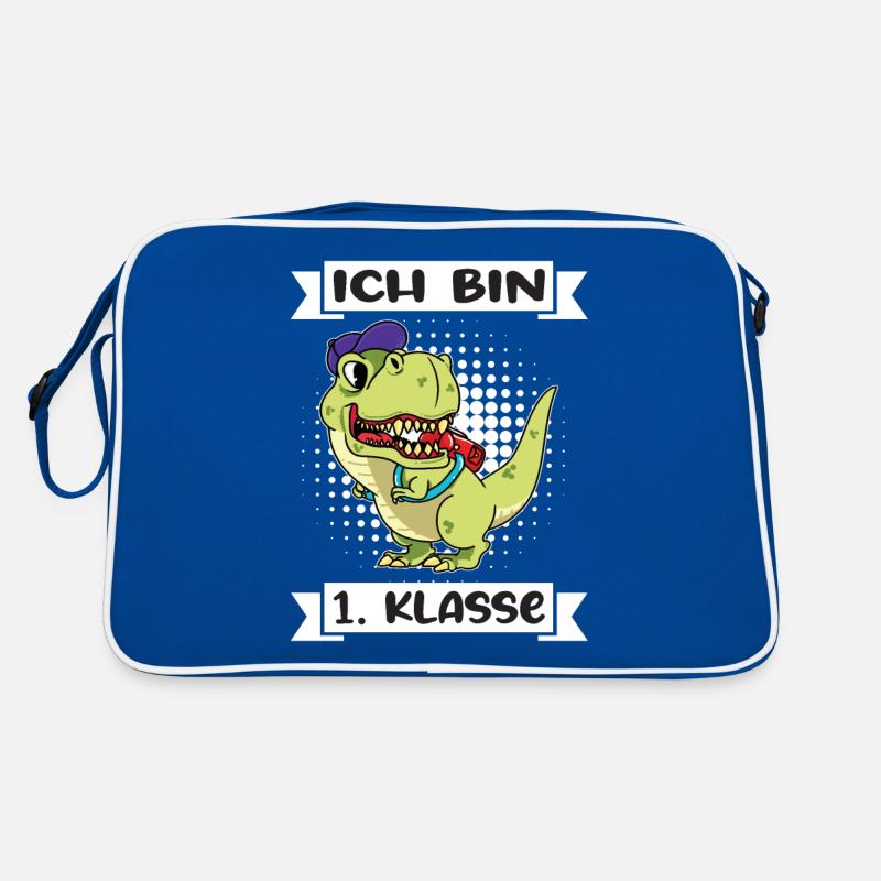 Ich Bin 1 Klasse Einschulung Schulanfang Retro Tasche