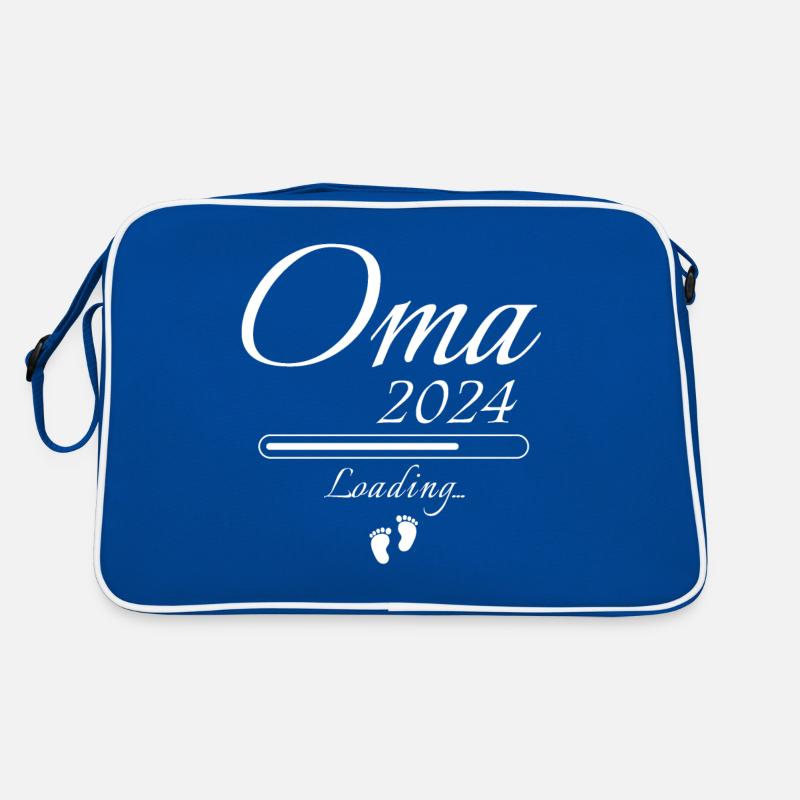 Lustig Du wirst Großmutter Wird geladen 2024 Retro Tasche