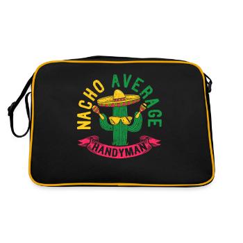 Nacho Average Handyman Funny DIY Fix It Mexican - Sac Retro - noir/or - Dos