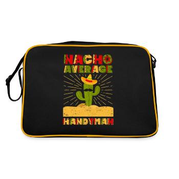 Nacho Average Handyman Funny DIY Fix It Mexican - Sac Retro - noir/or - Dos