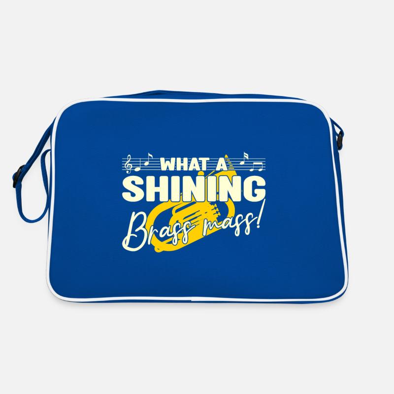 What A Shining Brass Mass Baritone Player Gift Retro Bag