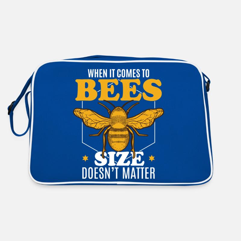 When It Comes To Bees Size Doesn't Matter Retro Bag