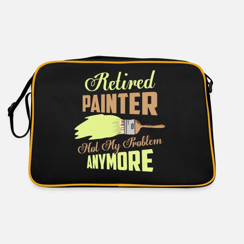 Retired Painter Not My Problem Anymore Profession Retro Tasche