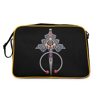 BIJOU AMAZIGH MAROC BERBERE - Sac Retro - noir/or - Dos