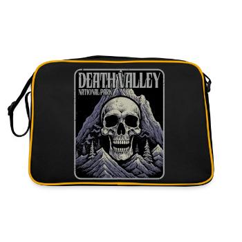 Drôle de parc national de la vallée de la mort États-Unis - Sac Retro - noir/or - Dos