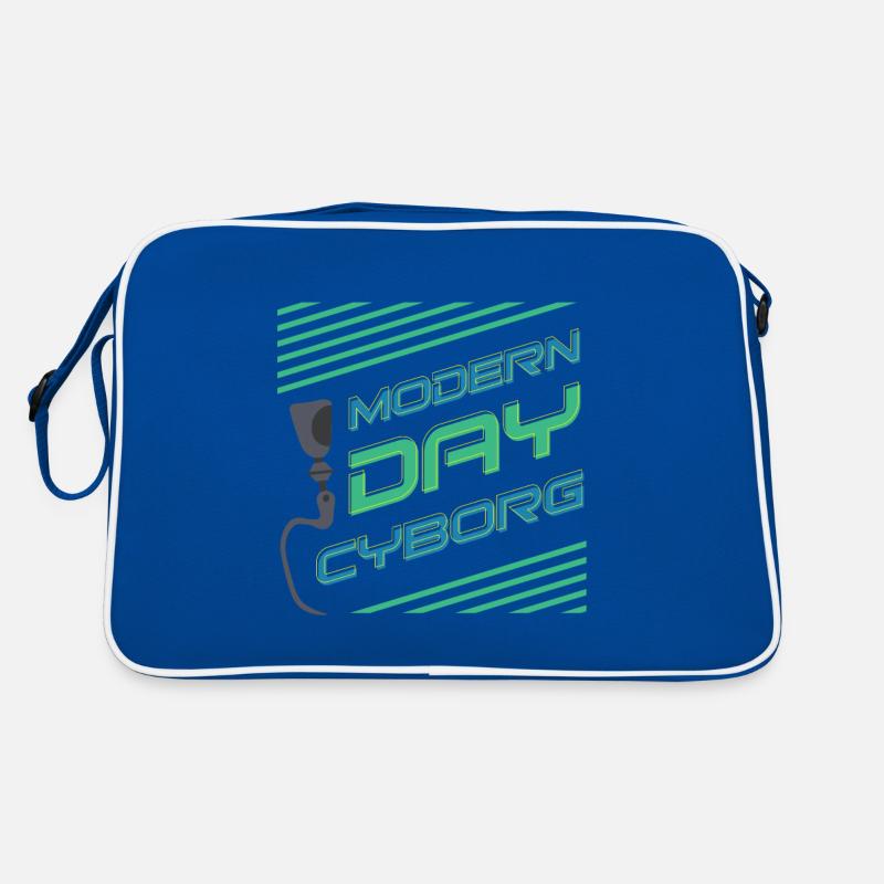 Lustiges Amputation und Beinprothesen Retro Tasche